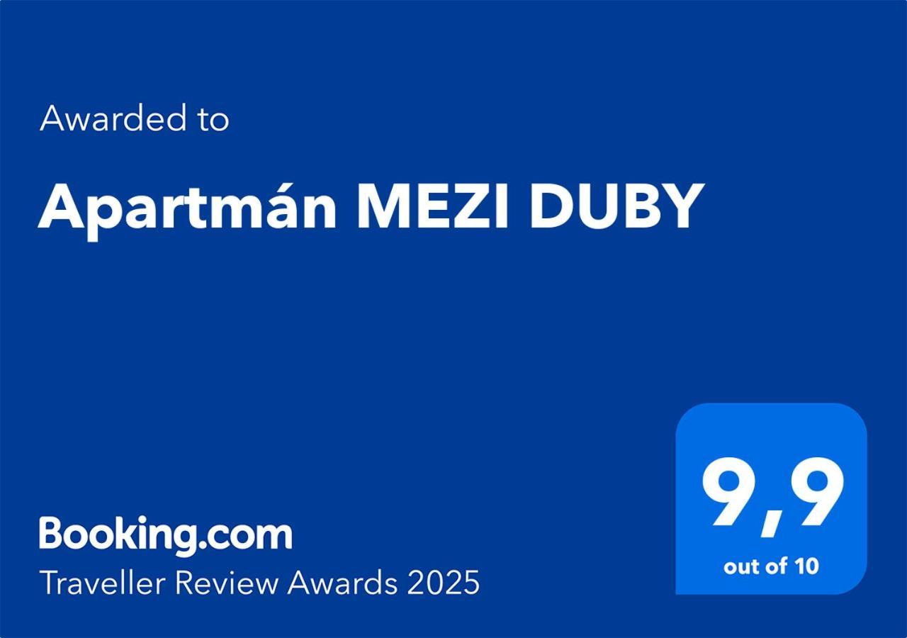 Apartman Mezi Duby Osecna Kültér fotó